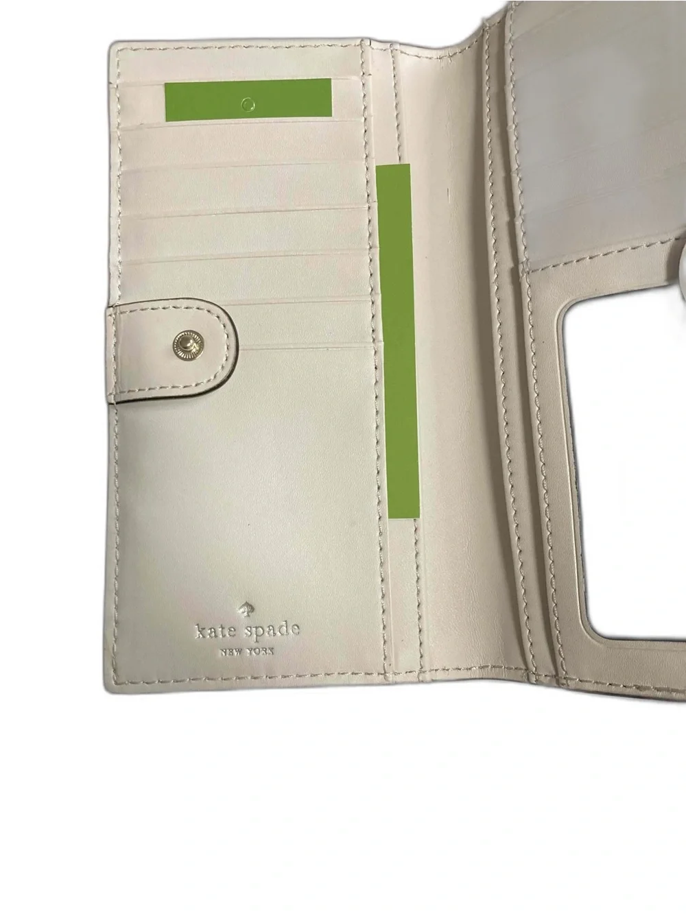 Kate Spade New York Bay Street Lacey Pebbled Leather Wallet NWT
